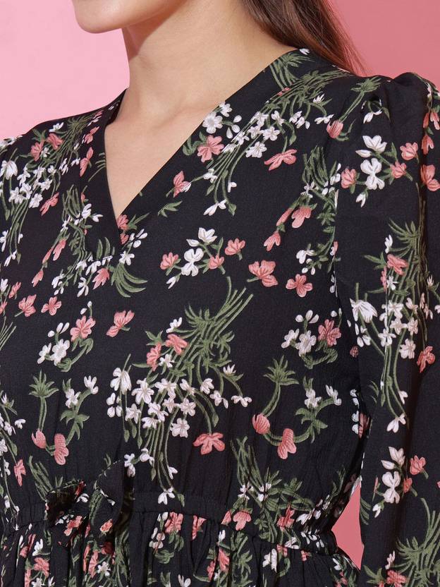 Black Garden Grace Maxi Dress